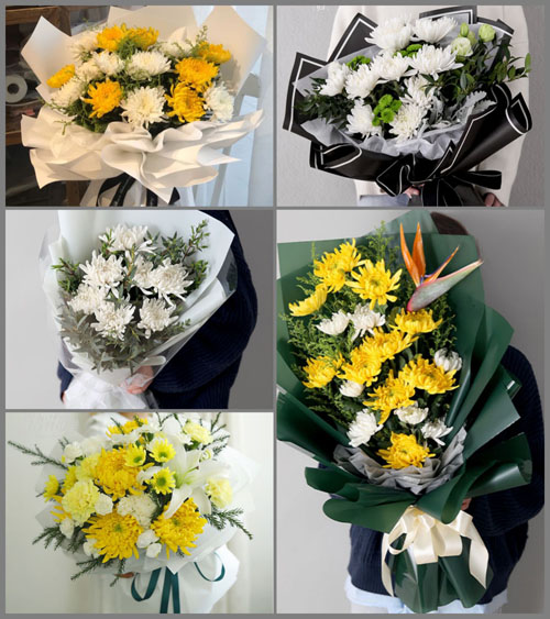 山东青岛李沧区九水街道郑庄社区白事花束代送